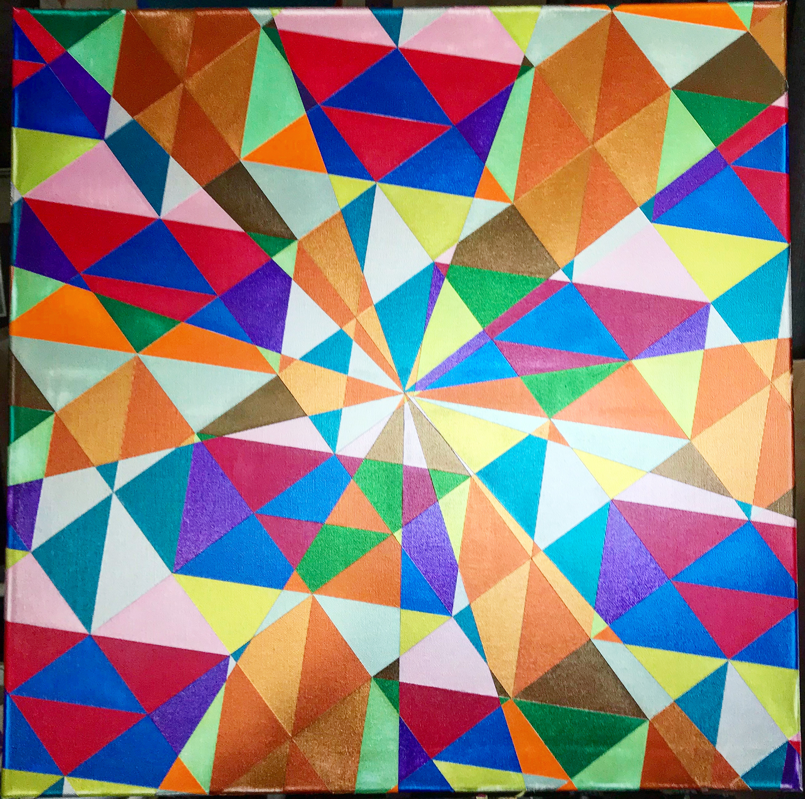 #104 Rainbow Moire