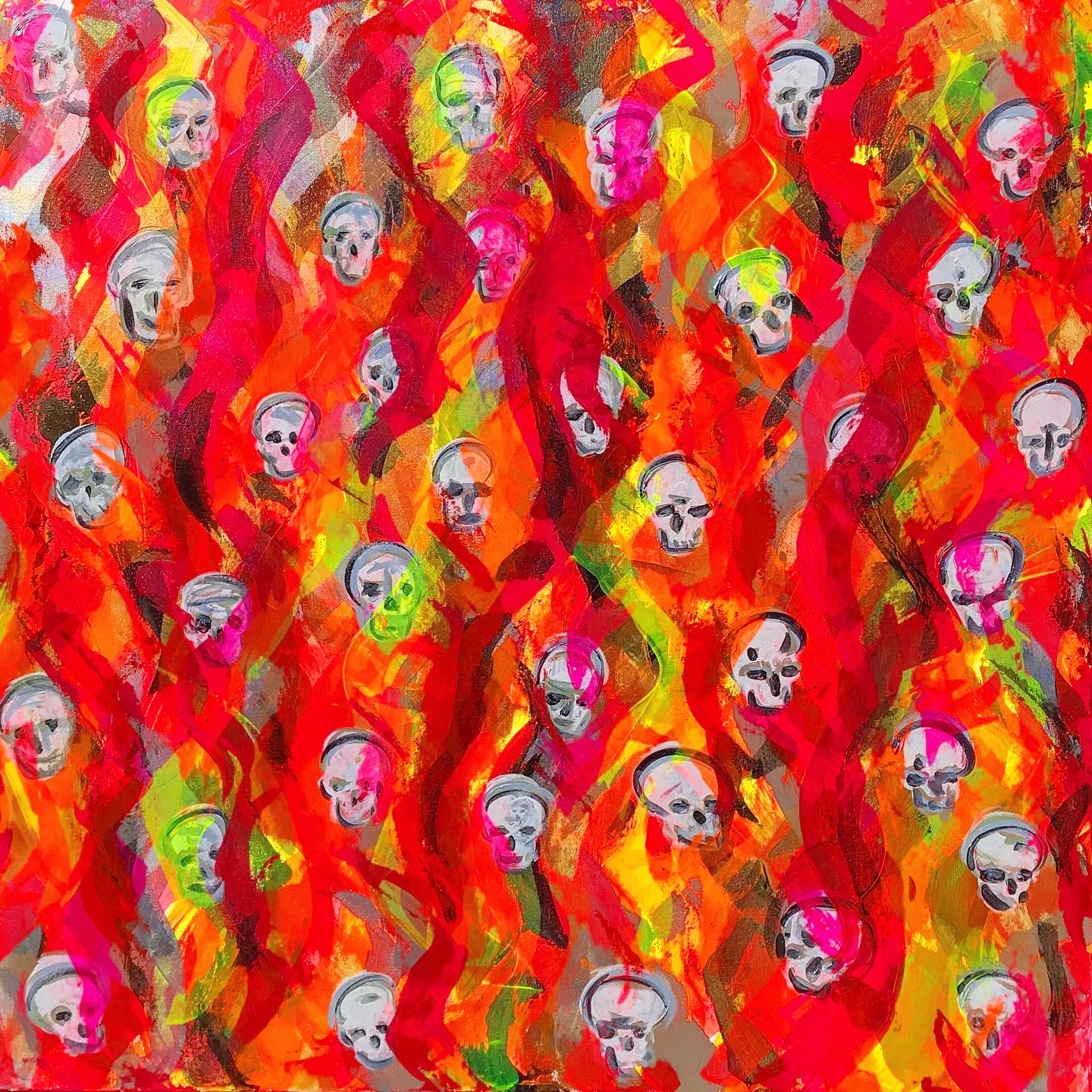 #169 Silent Scream from the Quarantine Days VII (Rot in Hell, RED Traitors), created 2020