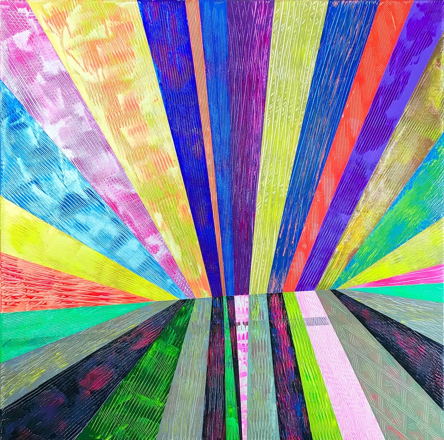 #184 Allnighter Sunrise from the High Desert, Riverside September 1991, created 2020