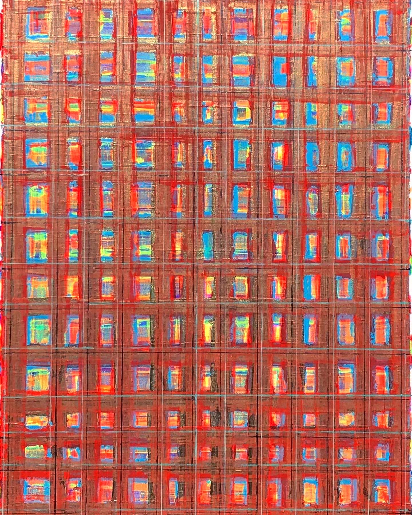 #305 Weave VIII (Facade I), created 2021