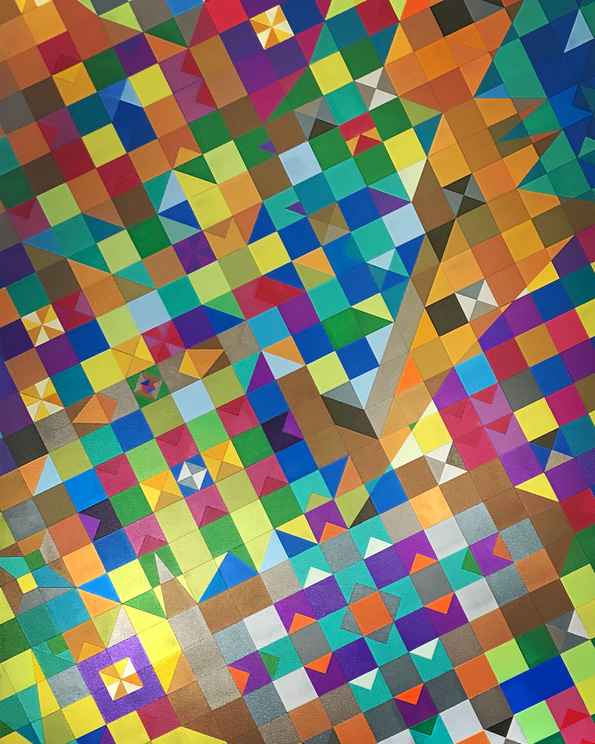 #351 Proximatic Layout [PaintOver Ten], created 2021
