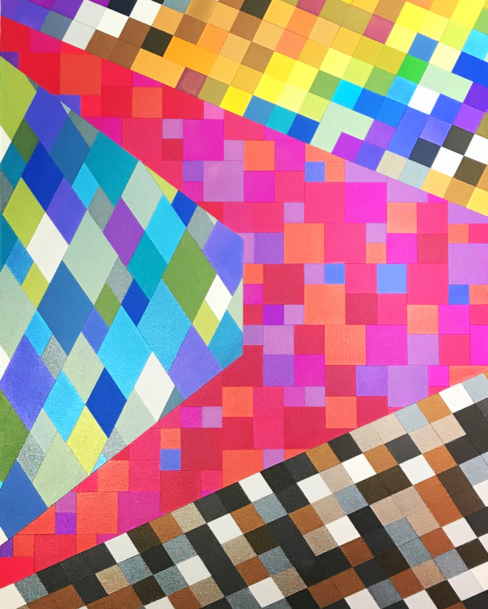 #357 Outside It's America [PaintIOver Twelve], created 2022