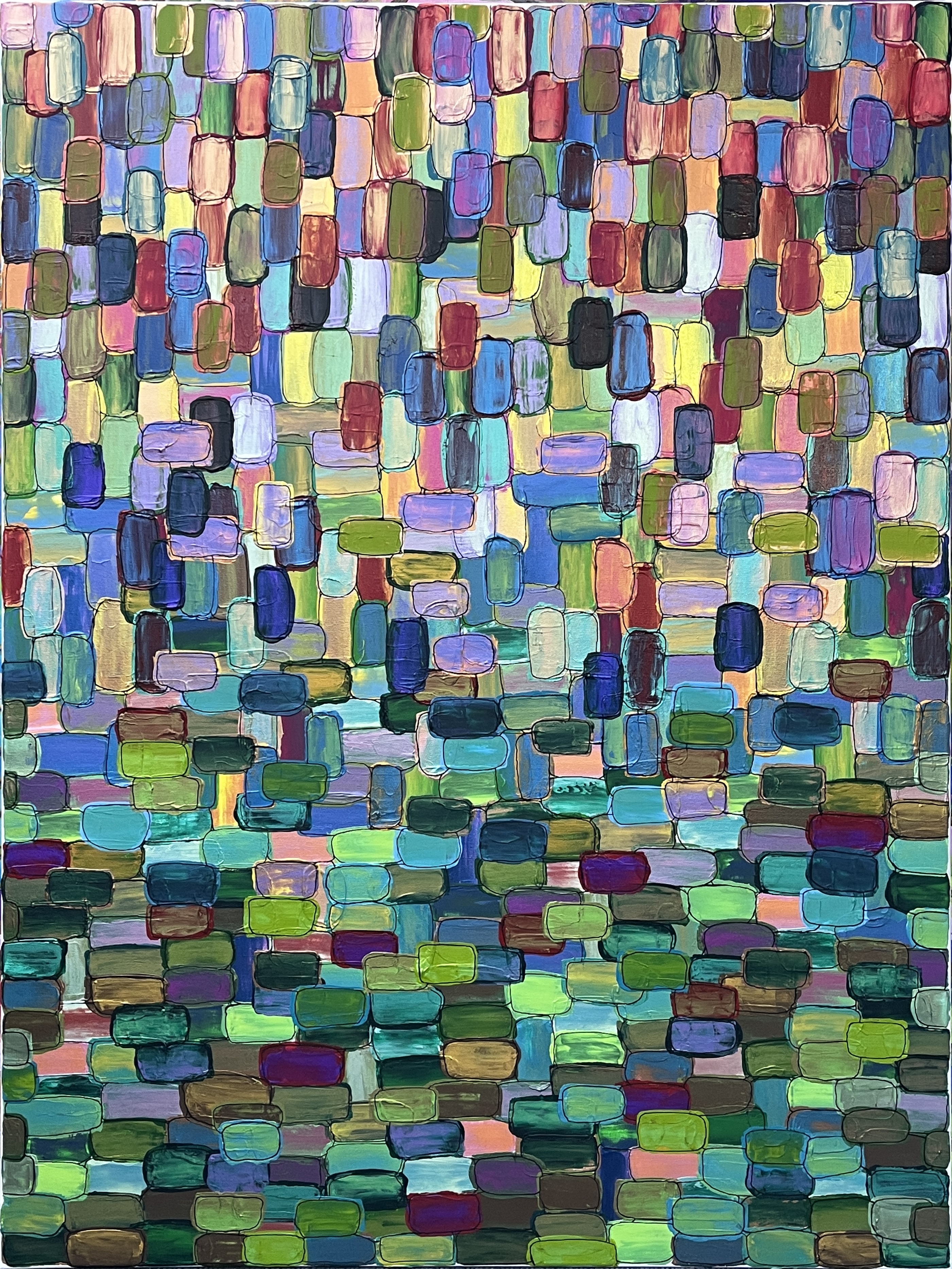 #466 Pebbles XXXI (Autumn), created 2026
