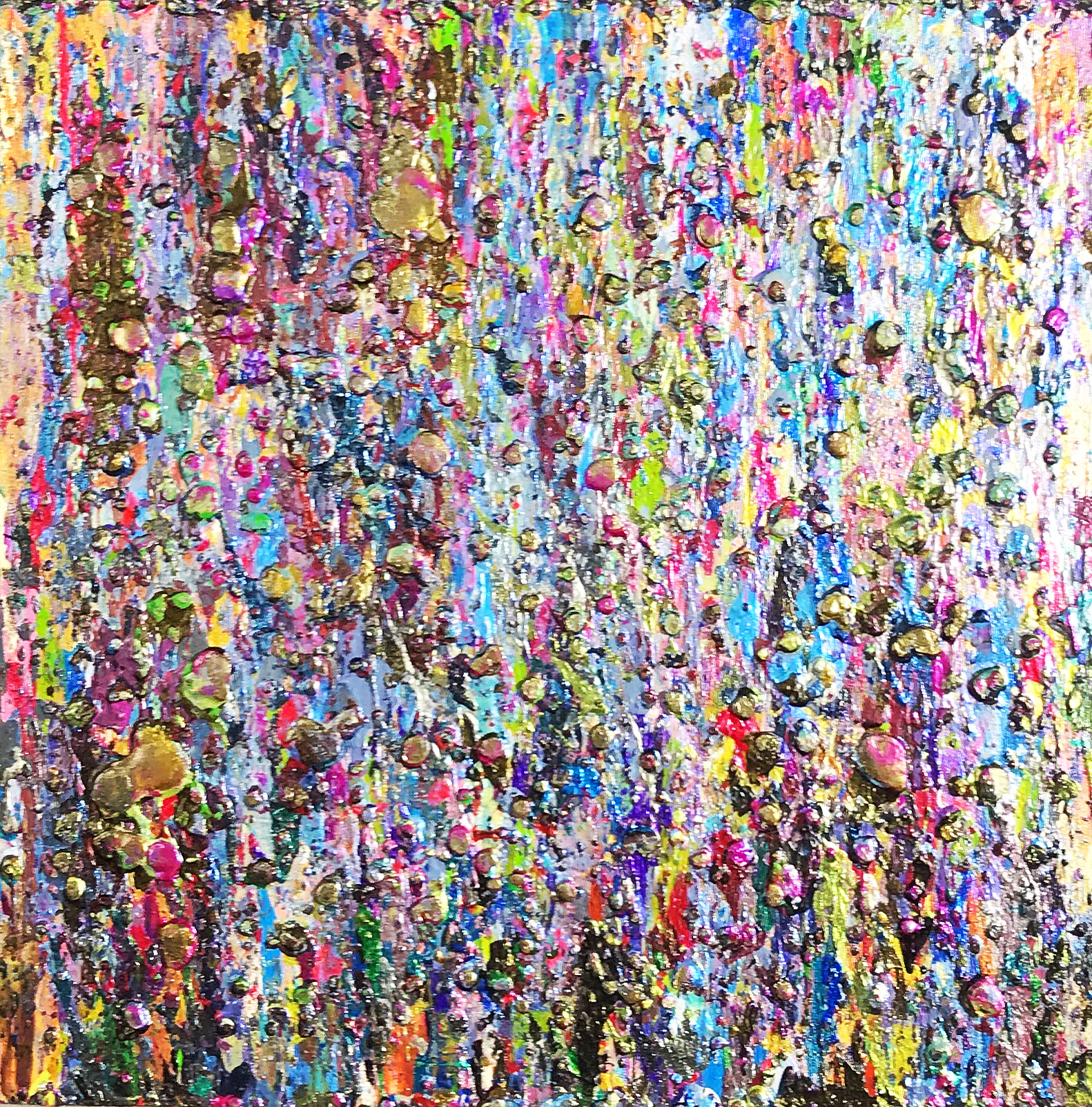 #MM220 Encaustic, Sans Wax III, created 2021