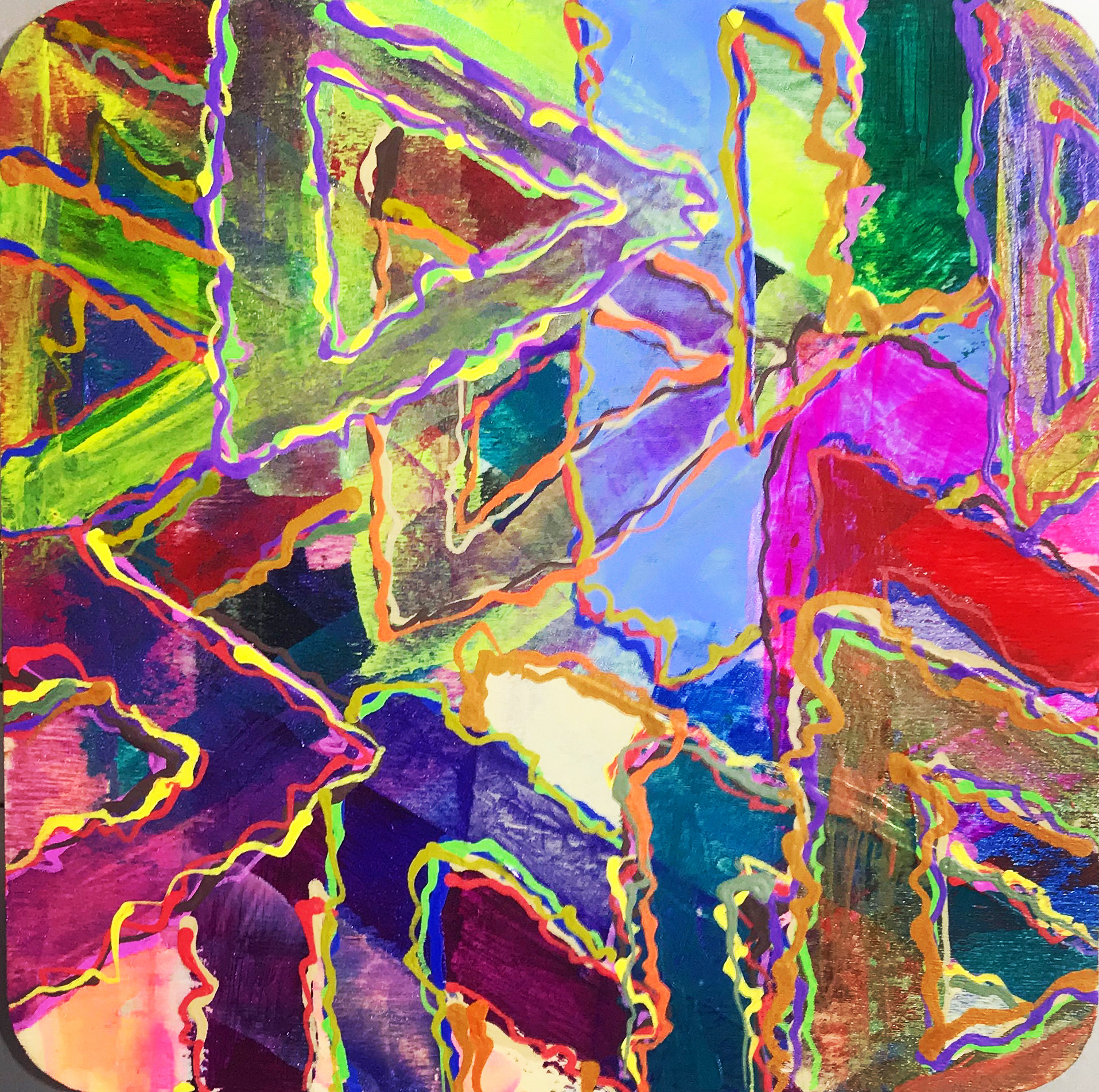 #MM222 Triangular Smoke II, created 2021